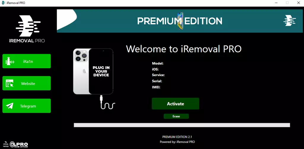 iRemoval Pro - Premium Edition - Hello Bypass With SIM Signal - iPhone 11