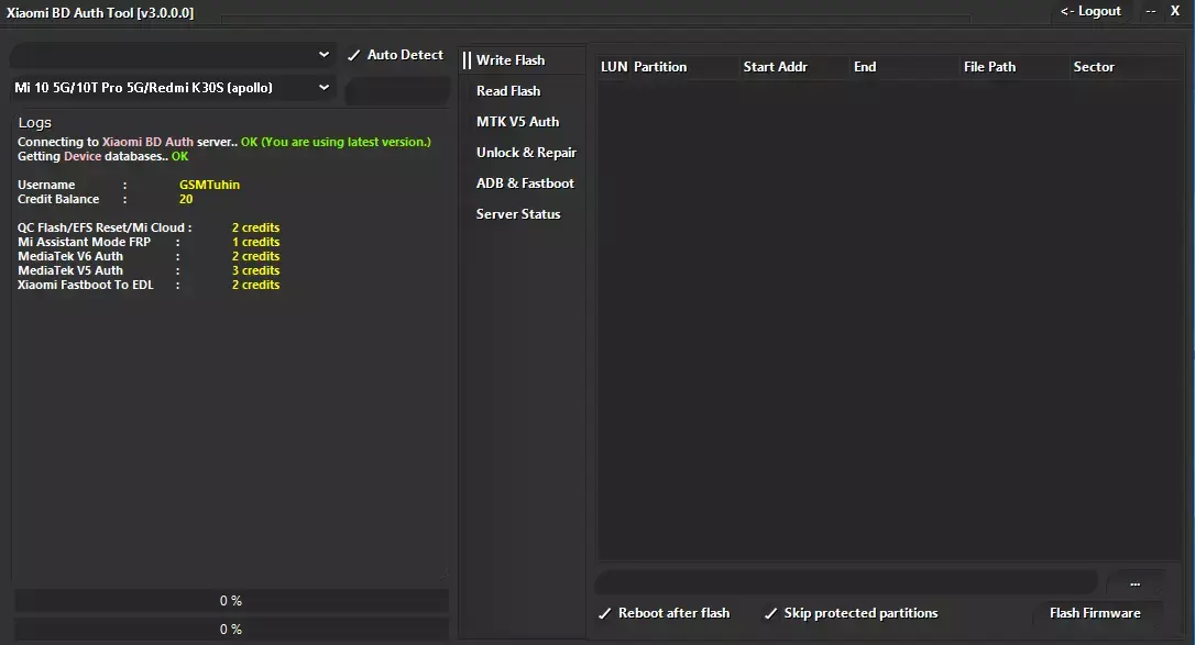 Xiaomi BD Auth Tool - Credit Refill - (Flash/FRP/EFS)